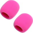 thumbnail image 1 of WYJ 2Pcs Microphone Covers Foam Mic Cover Handheld Microphone Windscreen Shield Mic Foam Filter Pink for KTV Broadcasting-0614, 1 of 6