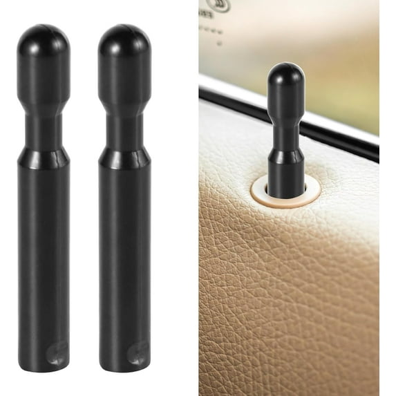 WYJ 2pcs Car Door Lock Knobs, Auto Inner Door Lock Pull Pin Cap Compatible with F-150, OEM Number FODZ-5421850-A, F150 Accessories Car Replacement Accessories for Most Cars-0614