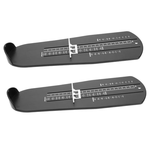 WYJ 2pcs Foot Gauge Foot Measuring Device Shoe Size Measurer Foot Measuring Chart Shoe Feet Shoe Sizer Tool Feet Measuring Ruler Shoes Mens States Plastic Aldult-0614