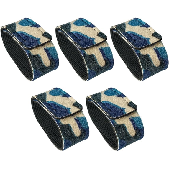 WYJ 5Pcs Fishing Rod Tie Holder Strap Adjusted Fishing Rod Holder Fishing Rod Tie Carry Strap Set for Outdoor Fishing Rod Wrap-0614