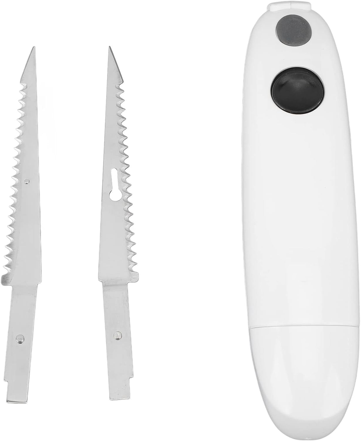 WYJ Battery Powered Knife Stainless Steel Cordless Rechargeable Electric Fillet Knife Portable Steak Knife for Home Restaurant Picnic-0614