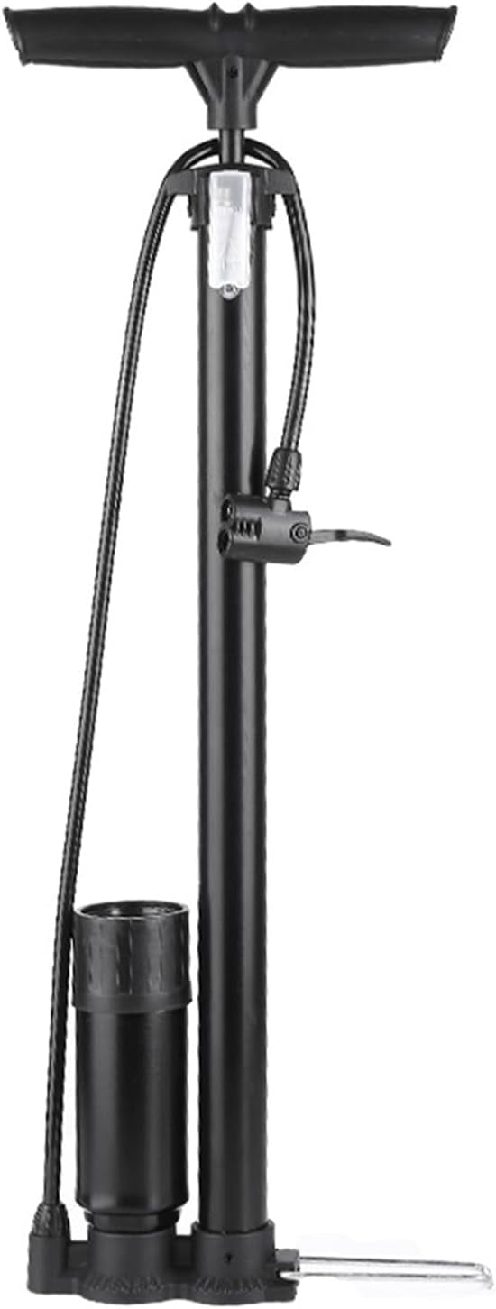 Bicycle pump mtb road bike fine pressure foot pump with gauge hose