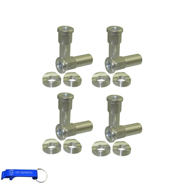 WYJ CNC Aluminum Wheel Tire Rim Lock Nut Covers Washers Spacers for