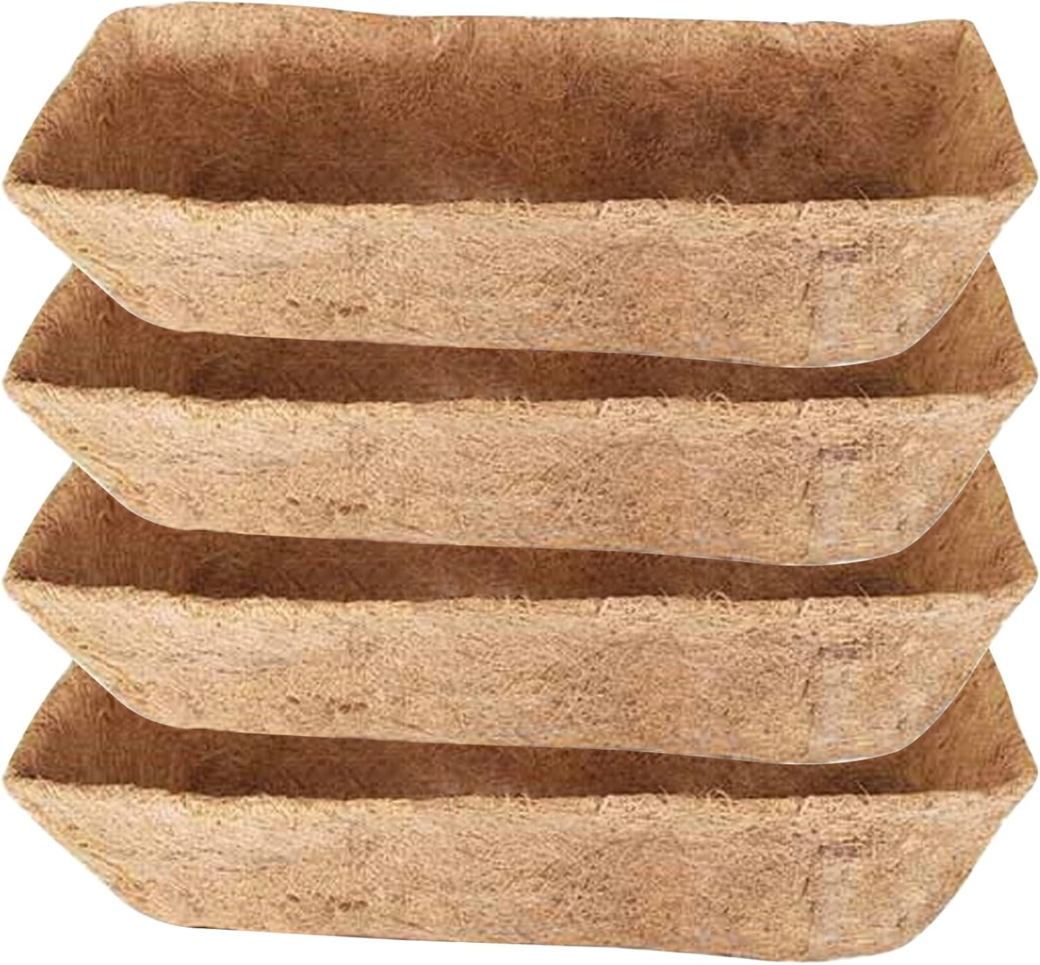 WYJ Coconut Liners for Planters 4PCS 30 Inch Coconut Fibre Flower