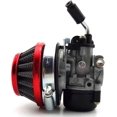thumbnail image 1 of WYJ DJ-Motor Racing 19mm Carburetor Red Air Filter 59mm For 50cc 60cc 66cc 80cc 2 Stroke Motorized Bicycle Bike-0614, 1 of 6