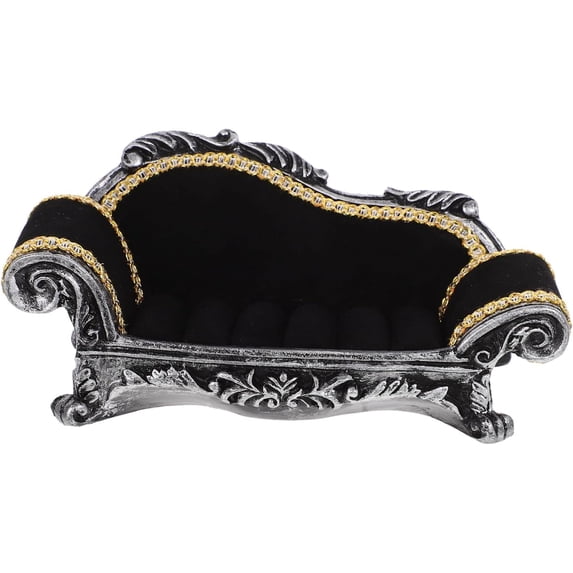 WYJ Jewelry Rack Jewelry Holder Stand Jewelry Dish Jewelry Display Rack Jewelry Showcase Earring Necklace Display Stand Jewelry Display Stand Display Shelf Sofa Flannel Display Box-0614
