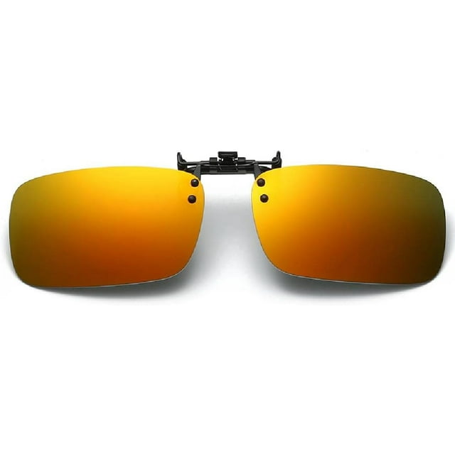 WYJ Polarized Lenses FlipUp Clip On Sunglasses UV400 to Wear Over