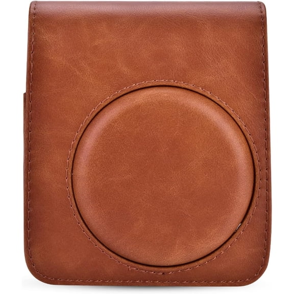 WYJ Protective PU Leather Camera Case Bag with Strap for Fujifilm Instax Mini 70 (Brown)-0614
