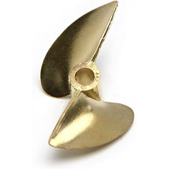 WYJ Rc Boat Brass Propeller 4.76mm Hole Dia 2 Blades CCW Propeller for Ship Model, 44mm Diameter 1.4 Pitch-0614