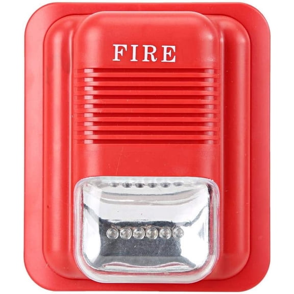WYJ Single Action Manual Pull Station,Sound and Light Fire Protection Alarm Warning Strobe Siren Alert Safety System-0614