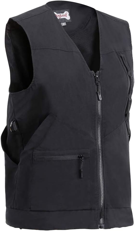 WYJ Vest Dog Trainer Dog Handler Training Vest, Dog Trainer Cloth with Multi Pockets