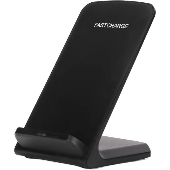 WYJ Wireless Charger, 15W LED Indicator Certified Wireless Charging Stand for Smartphones (Black)-0614