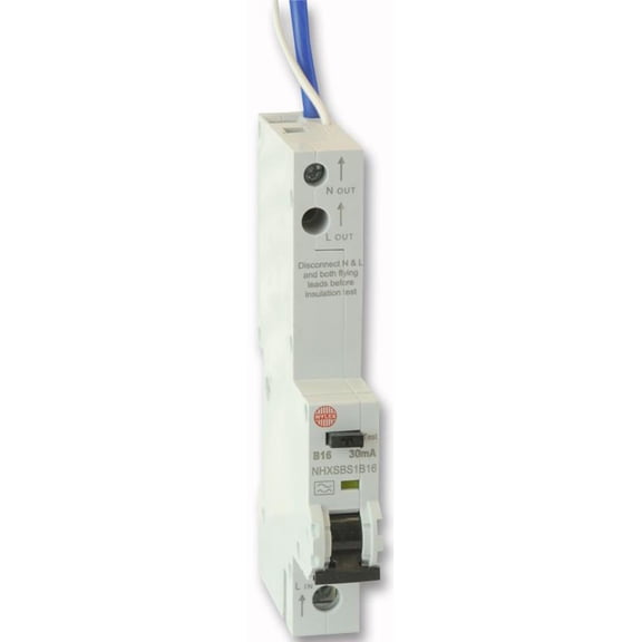 WYLEX - 16A 30mA Single Pole Type B RCBO