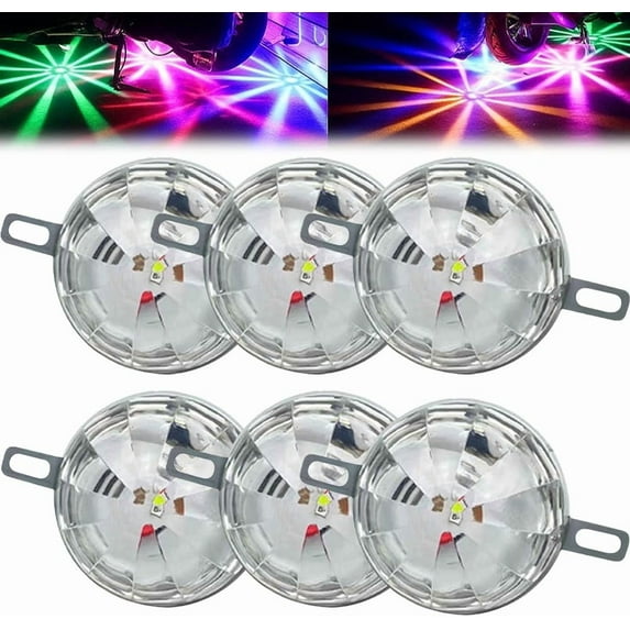 WYLQQ Universal Waterproof LED Chassis Lights, Function Watermelon Light Indicator, Multicolor Underbody Accent Lighting Kit for Cars Trucks