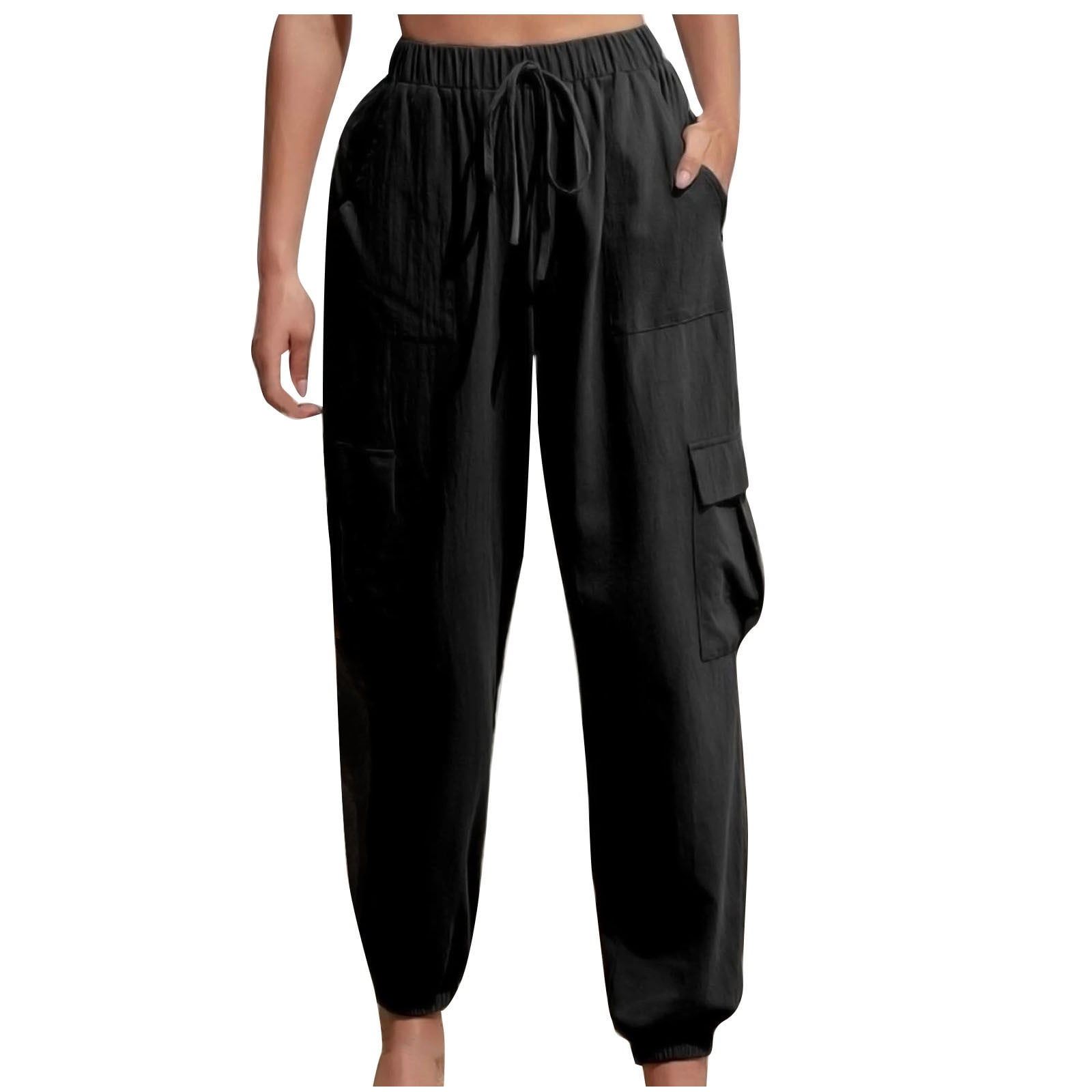 WYMPDSVI Cargo Pants for Women High Waisted Work Pants Baggy Stretchy