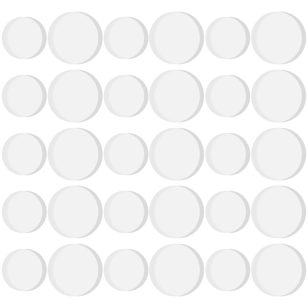 30pcs glass tabletops suction bumpers clear table spacers bumper