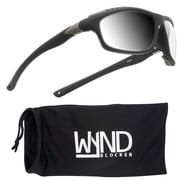 WYND Blocker Murph Photochromic Clear-to-Smoke Wind Resistant Sunglasses Motorcycle Riding Glasses M335 - Black, Photochromic