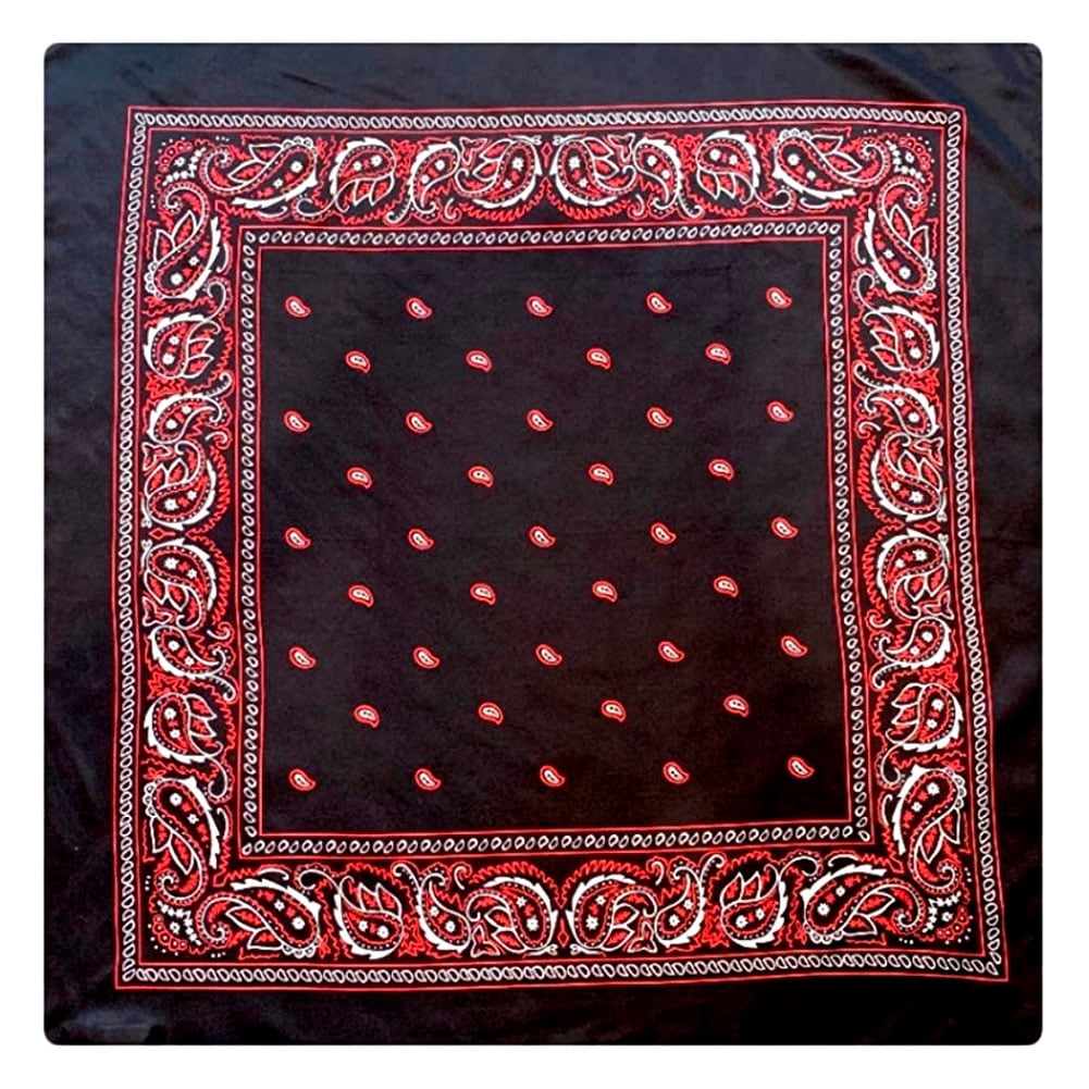 Red And Black Bandana Background
