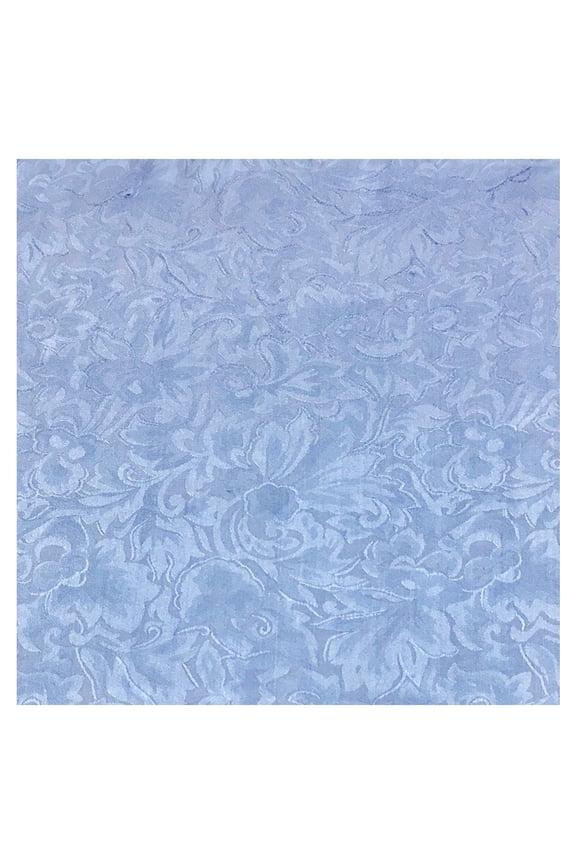 WYOMING TRADERS Jacquard Slate Blue Regular Silk Scarf (JSL)