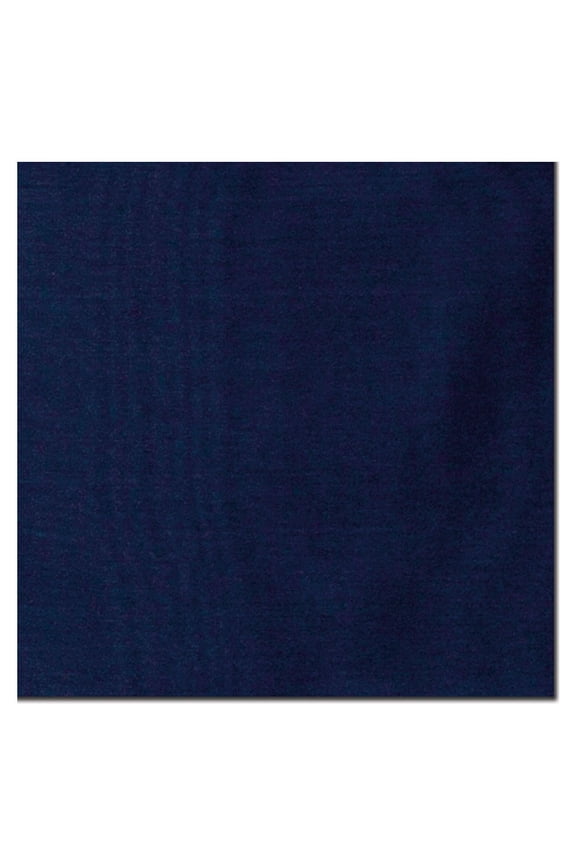 WYOMING TRADERS Solid Navy Regular Silk Scarf (SN)