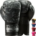 thumbnail image 1 of WYOX 6oz Kids Boxing Gloves – Grey Camo | Strength Training, Punching Bag, Muay Thai, Martial Arts, Sparring, Youth, 1 of 9