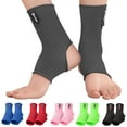 thumbnail image 1 of WYOX Ankle Wraps Support Boxing Gear for Men Women Muay Thai Ankle Support Kickboxing Wraps Gym Ankle Support (Pair) (Grey, S/M), 1 of 9