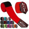 thumbnail image 1 of WYOX Boxing Hand Wraps 180-Inch – Elastic Bandage Wraps, Bandages, Boxing Gloves, Sports Wrap & Support Gear Pro(Red), 1 of 7