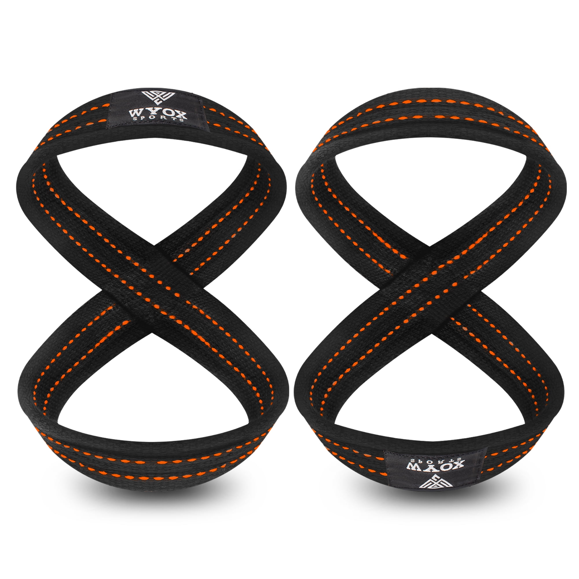 WYOX Figure 8 Weight Lifting Straps – Non-Slip Wrist Support for ...