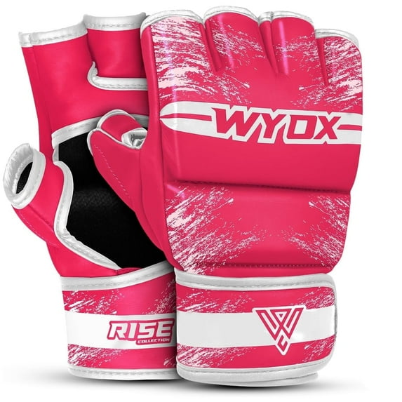 WYOX MMA Gloves for Men Adults, Training & Sparring Gloves with Wrist Support, Padded Knuckle Protection for Boxing, Kickboxing & Martial Arts