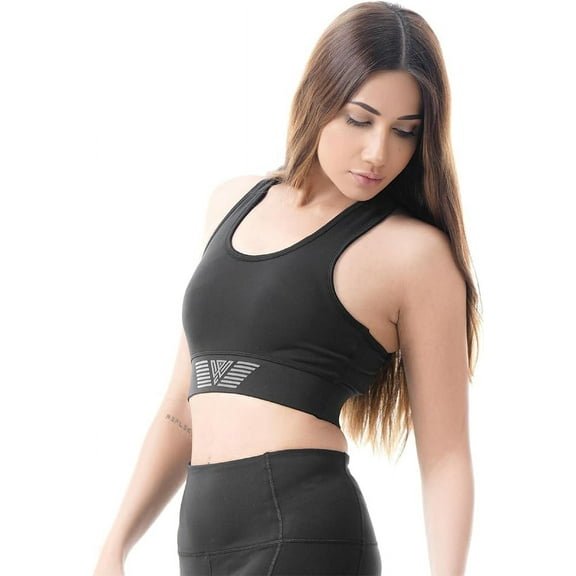 WYOX Sports High Impact Sports Bra for Women – Wireless Padded Racerback, Seamless Compression for Gym, Running & Yoga