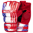 thumbnail image 1 of WYOX MMA Gloves, Fingerless Grappling Gloves with Padding & Wrist Support, Durable Muay Thai Training Gloves, 1 of 9