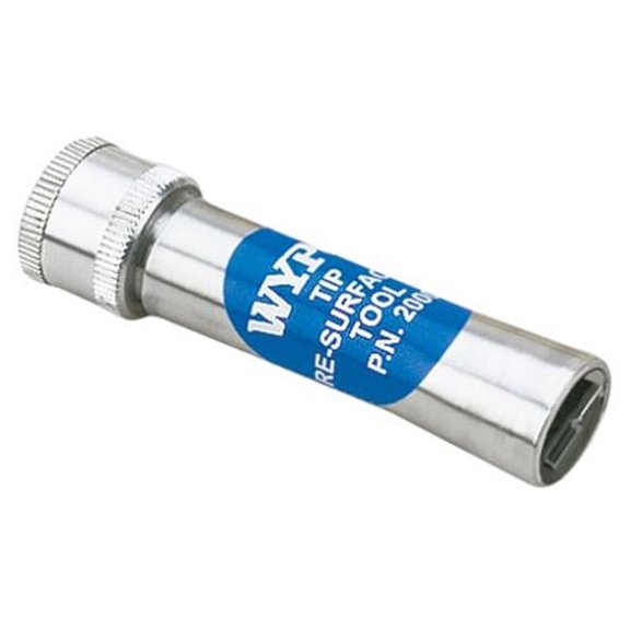 Tip Re-Surfacing Tool, Aluminum Housing and Shaft, Thin Tempered Cutter