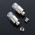 WYQLFSB 2pcs LED Tire Valve Stem Caps Neon Light Auto Accessories for