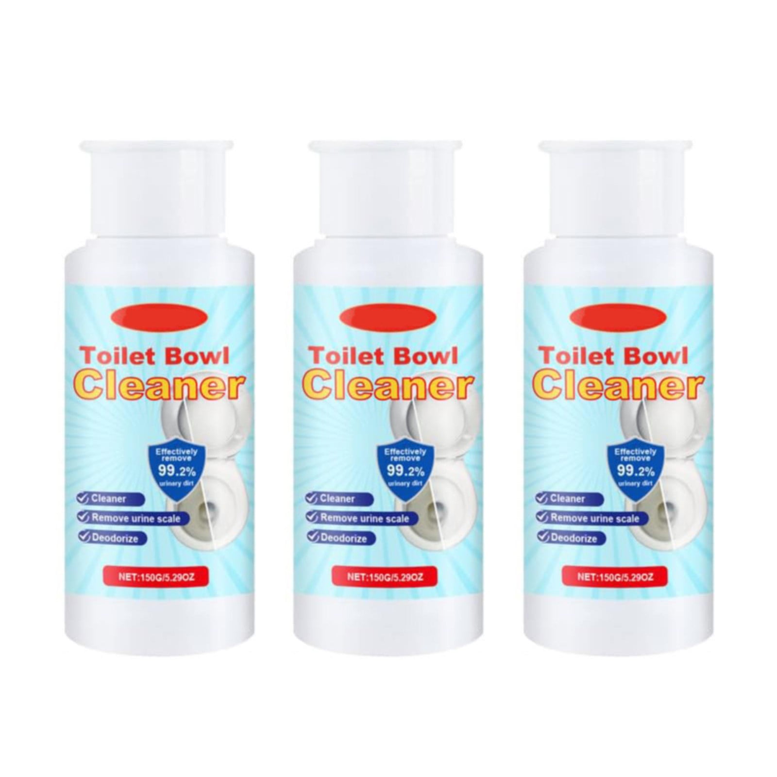Splash Cleaner WYQLFSB 3 Pcs Splash Foam Toilet Cleaner Toilet Active Oxygen Agent ...