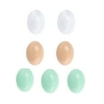 thumbnail image 1 of WYQLFSB 7 PCS Wooden Fake Eggs 3 Colors Wooden Easter Egg Wood Eggs for Crafts Fake Chicken Eggs Nesting Eggs Easter Home Decor, 1 of 9