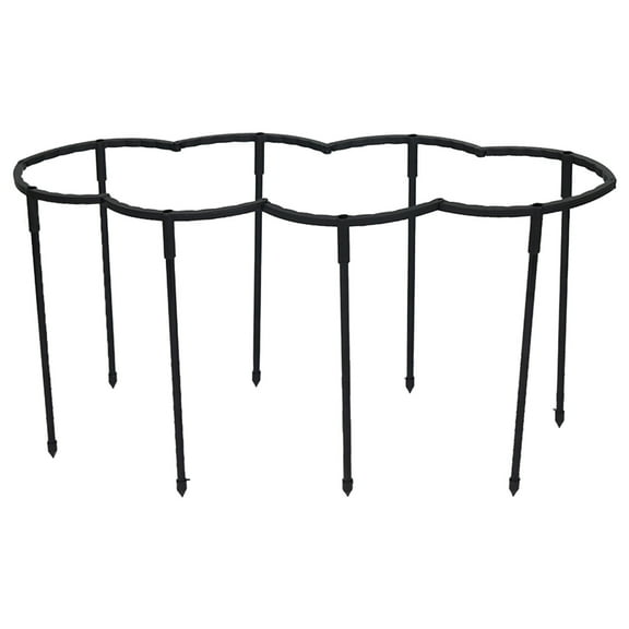 WYQLFSB 8Packs Plant Support Stakes Half Round Plant Stakes for Indoor Plants Stackable 3 Tier Garden Flower Support Plant Cages for Tomato Monstera Peony Hydrangea Climbing Plants 