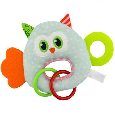 WYQLFSB Baby Hanging Toy Cartoon Animal Stuffed Rattle Bell Car-seat Toys for 1-12 Months Baby Crib Stroller Pushchair D