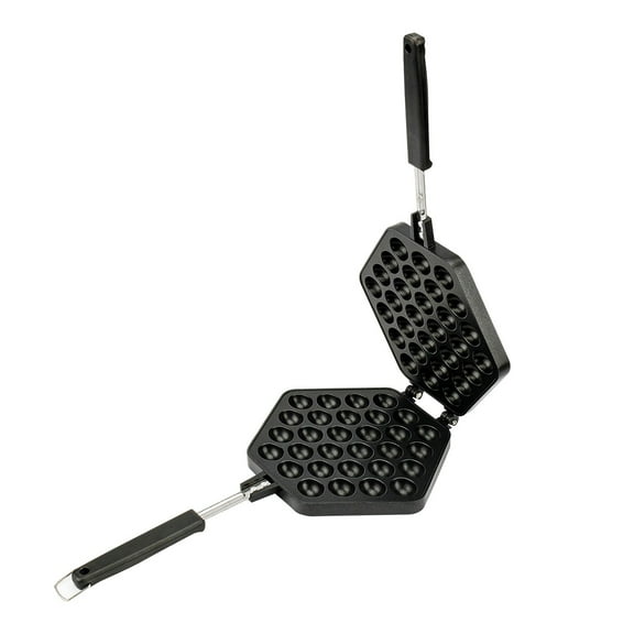 WYQLFSB Bubble Waffle Maker Pan Make Crispy Hong Kong Style Egg Waffle in 5 Minutes Double-sided Bubble Waffle Maker for Home Kitchen Use