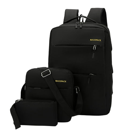 WYQLFSB Laptop Travel Backpack Travel Personal Item Size Black Backpacks for School Sports Backpack for Men 18 X 14 X 8 Inches Travel Purse Tote