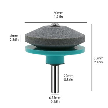 WYQLFSB Lawn Mower Blade Sharpener Blade Tool for Any Power Hand Drill Universal Blade Sharpeners for Lawn Mowers Easy to Use Clearance Sale Light Blue