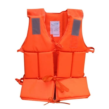 WYQLFSB Life Jackets Water Sport Boating Jacket for Adults Outdoor Swim Vest Adults Orange