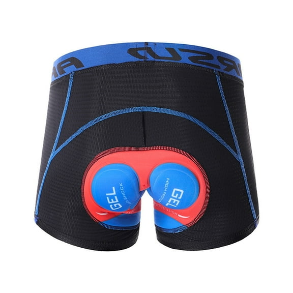 WYQLFSB Mens Cycling Underwear 5D Gel Padded Bike Shorts for Men Biking Shorts Bicycle Liner Shorts Red