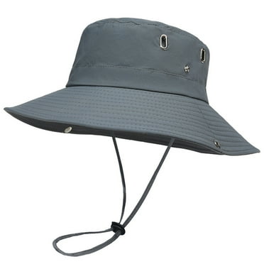 WYQLFSB Outdoor Mountaineering Hat Summer Fishing Sun Hat Hiking Breathable Sun Hat Cycling Fisherman Hat Grey