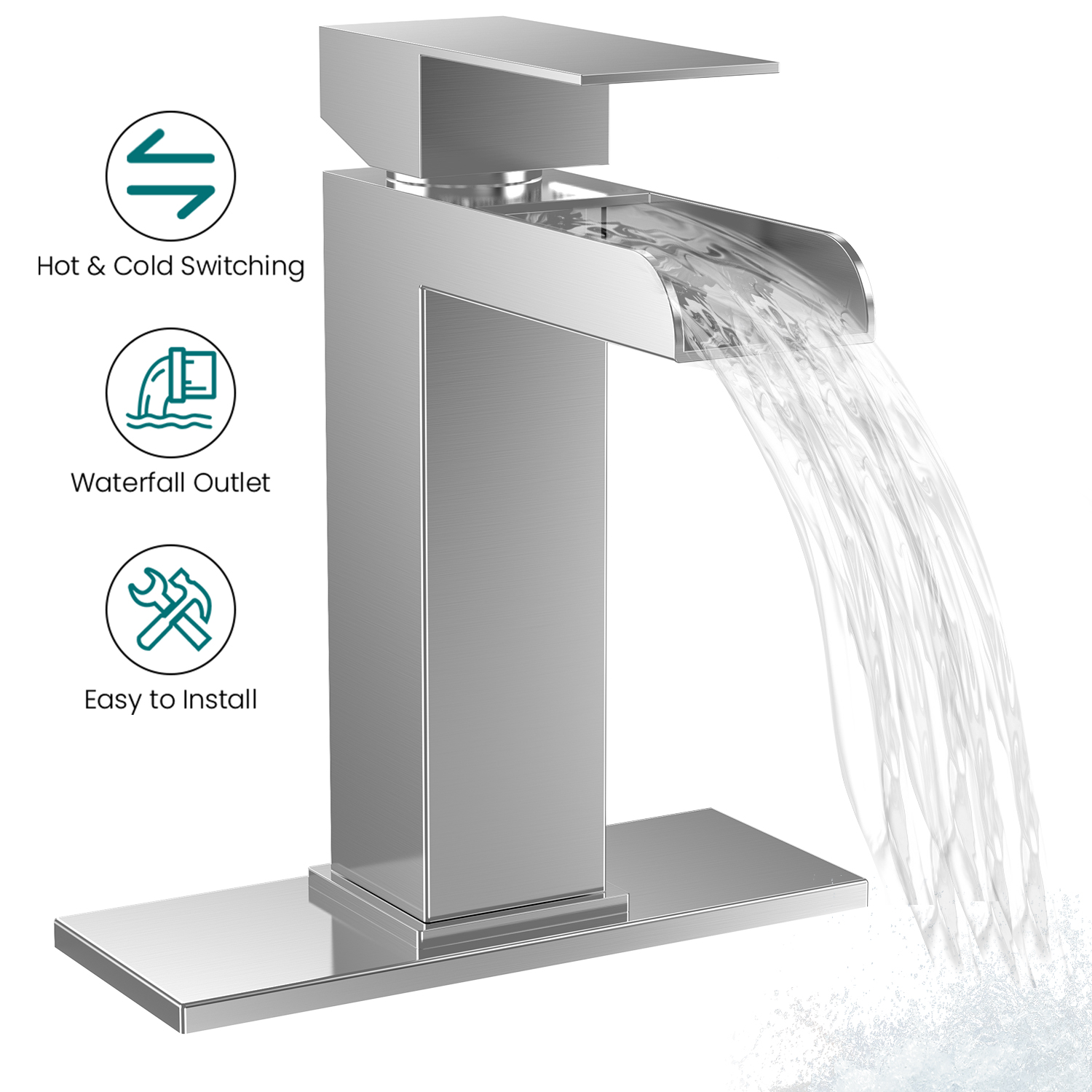 Delta 28P4402LF Commercial Double Handle Lavatory Faucet with Tubular