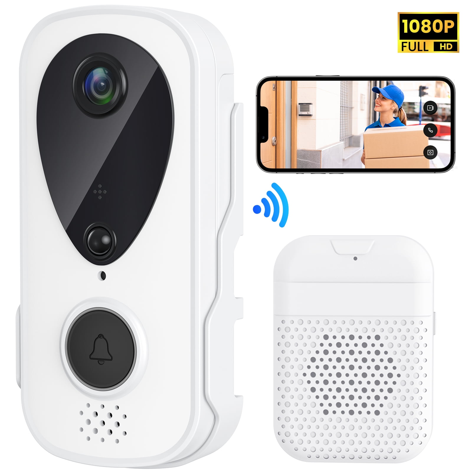 Doorbell camera wireless wifi 2025