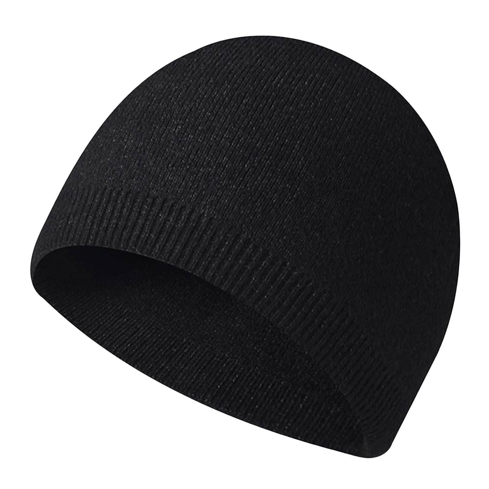 HiRui Knit Beanie Hats For Men Women Winter Hats Skull Caps Warm Classic Slouchy (Beige White) At Men's Clothing Store