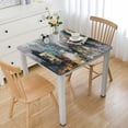 thumbnail image 1 of WYYP Abstract Painting Square Tablecloth 100% Polyester Fiber 36*36, 1 of 8