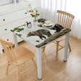 thumbnail image 1 of WYYP Bear Cub Woods Square Tablecloth Full Width Single-Sided Printing 100% Polyester Fiber 52*52, 1 of 8