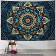thumbnail image 1 of WYYP  Boho Mandala Tapestry Aesthetic Wall Hanging Psychedelic Hippie Butterfly Tapestries Vintage Wall Art Home Decor for Bedroom,Living Room,Dorm(Green) 50x40inch, 1 of 6