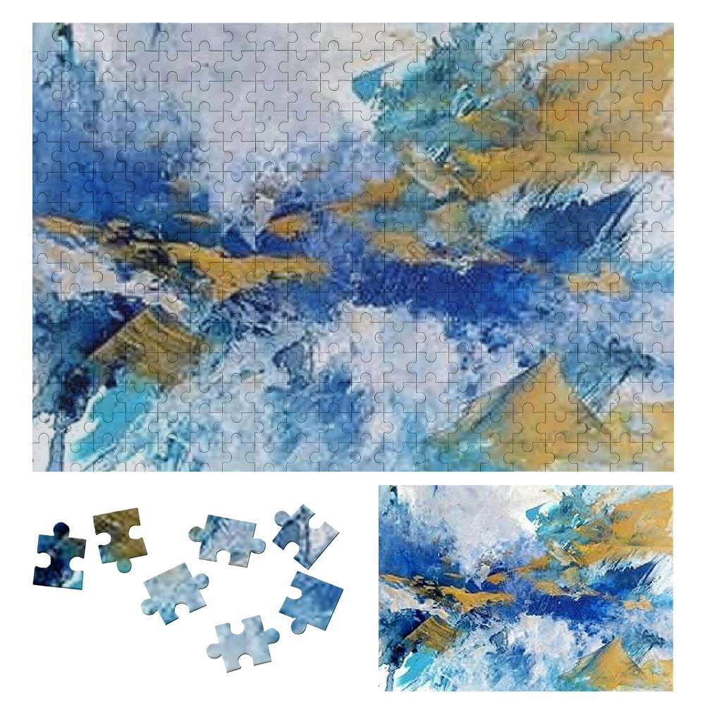 WYYP Brush Strokes Wooden Jigsaw Puzzle for Adults and Kids Gift for ...